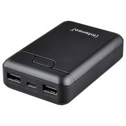 Intenso Intenso Power Bank B10000 black powerbanka Li-Ion, 10000 mAh, USB-A, USB-C®, černá, Indikátor stavu