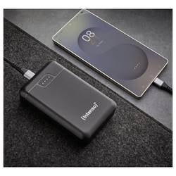 Intenso Intenso Power Bank B10000 black powerbanka Li-Ion, 10000 mAh, USB-A, USB-C®, černá, Indikátor stavu