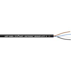 LAPP 7038906/1000 senzorový kabel UNITRONIC® SENSOR LifYY A 4 x 0.34 mm² černá 1000 m