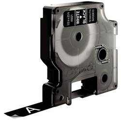 etikety DYMO D1 45021 Barva pásky: černá Barva písma:bílá 12 mm 7 m