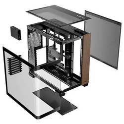 Antec C8 Full Tower PC skříň černá, transparentní, dřevo