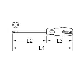 KS Tools 159.1262 šroubovák Torx Velikost šroubováku T 25 1 ks