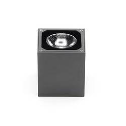 Deko Light Cubodo II Single DG Cubodo II Single Nástěnné svítidlo pevně vestavěné LED Energetická třída (EEK2021): G (A - G) 8.50 W LED tmavě šedá