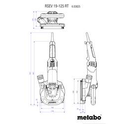 Metabo RSEV 19-125 RT 603825700 talířová bruska 1900 W