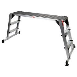 KS Tools 800.0985 hliník sklápěcí schůdky stříbrná, černá