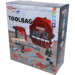 KS Tools 100201 Batoh na nářadí pro děti s sortimentní sadou, 25 ks Werkzeug-Rucksack für Kinder mit Sortiment, 25-tlg