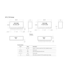RECOM R-6212P DC/DC měnič napětí do DPS 12 V/DC 2 A 24 W Počet výstupů: 1 x Obsah 1 ks
