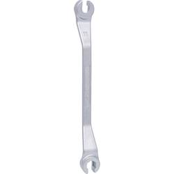 KS Tools 517.0270 CHROMEplus otevřený oboustranný očkový klíč, lomený, 10 x 11 mm