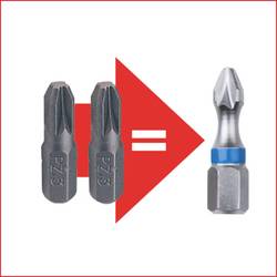 KS Tools 515.6932 515.6932 sada bitů, 1/4 (6,3 mm), Šestihran