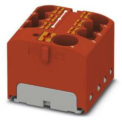 Phoenix Contact PTFIX 10/6X4 RD 3273860 blok rozvaděče Pólů: 7 0.2 mm² 6 mm² červená 8 ks