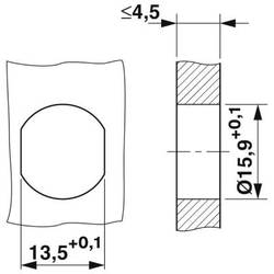 Phoenix Contact 1403535 RJ45 síťové kabely, propojovací kabely CAT 5 SF/UTP 0.50 m vodní modrá 1 ks