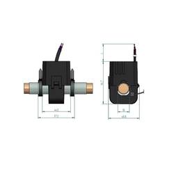Celsa TQ 18-B 200/5A 1VA Kl. 1 70006-1030 kabelový transformátor proudu Primární proud 200 A Sekundární proud 5 A Ø průchodky vodiče:18 mm 1 ks