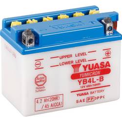 Yuasa YB4LB DC motobaterie 12 V 4 Ah Typ pólů: Šroubová svorka typ 5