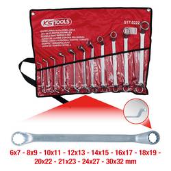 KS Tools 517.0222 517.0222 očkový klíč 11dílná Délka klíče (cm) (jen pro nadpis) 6 - 32 mm