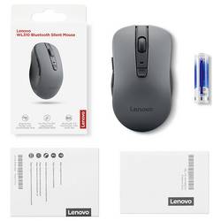 Lenovo LENOVO WL310 Bluetooth Silent Mouse (P) optická myš, přenos bezdrátový, 6 tlačítko, 1200 dpi, šedá