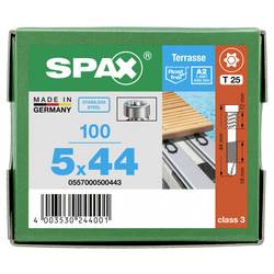 SPAX 0557000500443 sada kulatých šroubů do plechu 5 mm 44 mm T-STAR plus Nerezová ocel 100 ks