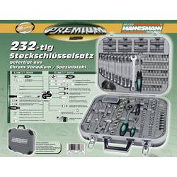 Brüder Mannesmann sada nástrčných klíčů, metrický, 1/4 (6,3 mm), 1/2, 232dílná, M98450