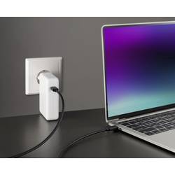 Renkforce Kabel USB-C USB 3.2 Gen2x2 USB-C ® zástrčka, USB-C ® zástrčka 0.50 m černá krytí TPE RF-5501100
