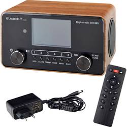 Albrecht DR 865 27865 stolní rádio, DAB+, FM, AUX, bezbariérové, vč. dálkového ovládání, zámek klávesnice, funkce alarmu, dřevo (tmavé)