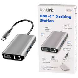 LogiLink USB-C® dokovací stanice UA0410 Vhodné pro značky (dokovací stanice pro notebook): univerzální napájení USB-C®