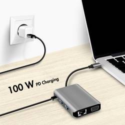 LogiLink USB-C® dokovací stanice UA0410 Vhodné pro značky (dokovací stanice pro notebook): univerzální napájení USB-C®
