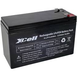 XCell 12.8-6 speciální akumulátor Li-Fe-Pol blok plochá zástrčka LiFePO4 12.8 V 6000 mAh 1 ks