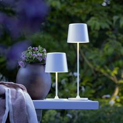 Brilliant G90939/75 Kaami venkovní LED stolní lampa 2 W teplá bílá Energetická třída (EEK2021): D (A - G) bílá