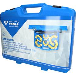 Sada stahováků pružin, 15 ks, s plastovými ochrannými vložkami Brilliant Tools BT651200