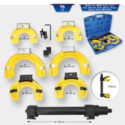 Sada stahováků pružin, 15 ks, s plastovými ochrannými vložkami Brilliant Tools BT651200
