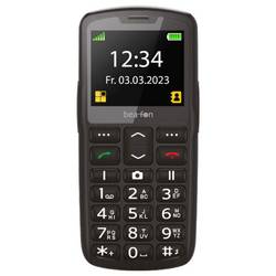 beafon SL260 LTE telefon pro seniory tlačítko SOS, nabíjecí stanice černá, stříbrná