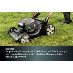 Metabo RM 36-18 LTX BL 46 akumulátor Akumulátorová sekačka + 2. akumulátor, vč. nabíječky 5,2 Ah šířka sekání 46 mm