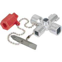 KS Tools 1301010 Mini klíč k rozvodným skříním, 42 mm klíč od skříňového rozvaděče zinkový tlakový odlitek 1 ks
