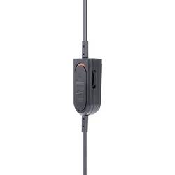 Manhattan Mono USB-Headset On-Ear kabelgebunden USB-A-Stecker Lautstärkeregelung schwarz Headset otevřená (On Ear) kabelová mono černá regulace hlasitosti,