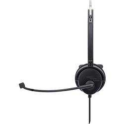 Manhattan Mono USB-Headset On-Ear kabelgebunden USB-A-Stecker Lautstärkeregelung schwarz Headset otevřená (On Ear) kabelová mono černá regulace hlasitosti,