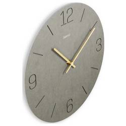 Hama 00185881 Quartz nástěnné hodiny 30 cm x 30.00 mm x 30.00 mm x 2.00 mm, šedá, tiché hodiny (bez tikání)