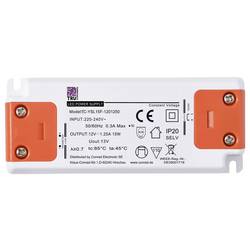 TRU COMPONENTS TC-YSL15F-1201250 napájecí zdroj pro LED konstantní napětí 15 W 1.25 A 12 V/DC schválení nábytku , přepětí , montáž na nehořlavém povrchu 1 ks