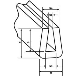 HellermannTyton SM1-PVC-BK-75M PVC černá metrové zboží