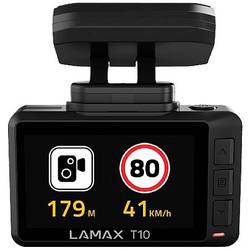 Lamax T10 kamera za čelní sklo s GPS, 170 ° zobrazení dat ve videu, G-senzor, WDR, záznam smyčky, automatický start, GPS s detekcí radaru, displej, akumulátor,