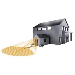 Steinel 600310 na strop, montáž na zeď detektor pohybu PIR 120 ° relé bílá IP54