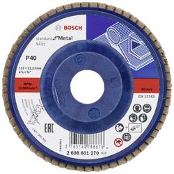 Bosch Accessories 2608601270 X431 vějířový brusný kotouč Průměr 115 mm Ø otvoru 22.33 mm Zrnitost 40 ocel 1 ks