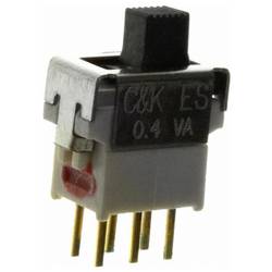 C & K Switches ES23MCBE posuvný přepínač 20 V 2x zap/vyp/zap IP57 1 ks Tray