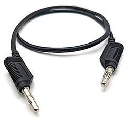 Mueller Electric 22.170-1M-0 měřicí kabel banánková zástrčka 4 mm banánková zástrčka 4 mm 1 m černá 1 ks
