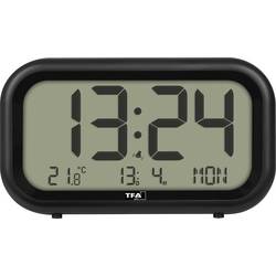 TFA Dostmann 60.2052.01 Quartz budík černá časů buzení 1 velký displej , extra hlasitý budicí tón