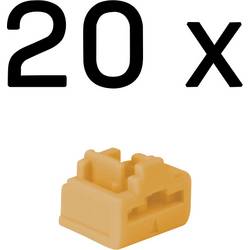 LINDY 47898 Portové zámky RJ45 oranžová