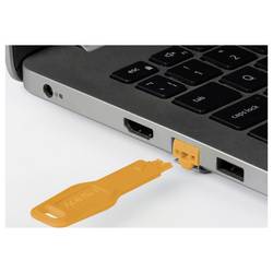 LINDY 47898 Portové zámky RJ45 oranžová