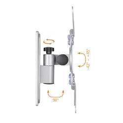 My Wall HC2-1L TV držák na zeď 33 cm (13) - 109,2 cm (43) otočný, naklápěcí integrovaná vodováha