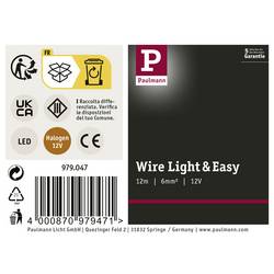 Paulmann Light&Easy 979047 nízkonapěť. komponent lankových systémů napínací lano transparentní, šedá