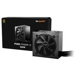 BeQuiet PURE POWER 12 650W PC síťový zdroj 650 W ATX 80 PLUS® Gold