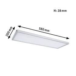 Paulmann Atria Shine 70996 LED stropní svítidlo 22 W teplá bílá chrom (matný)