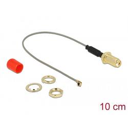 Delock pro Wi-Fi antény kabel [1x SMA zásuvka - 1x IPEX zástrčka] 0.1 m šedá